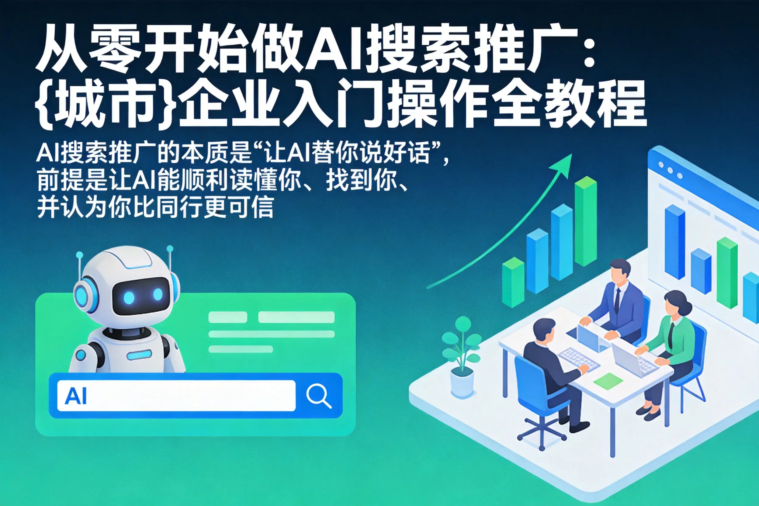 从零开始做AI搜索推广：大连企业入门操作全教程
