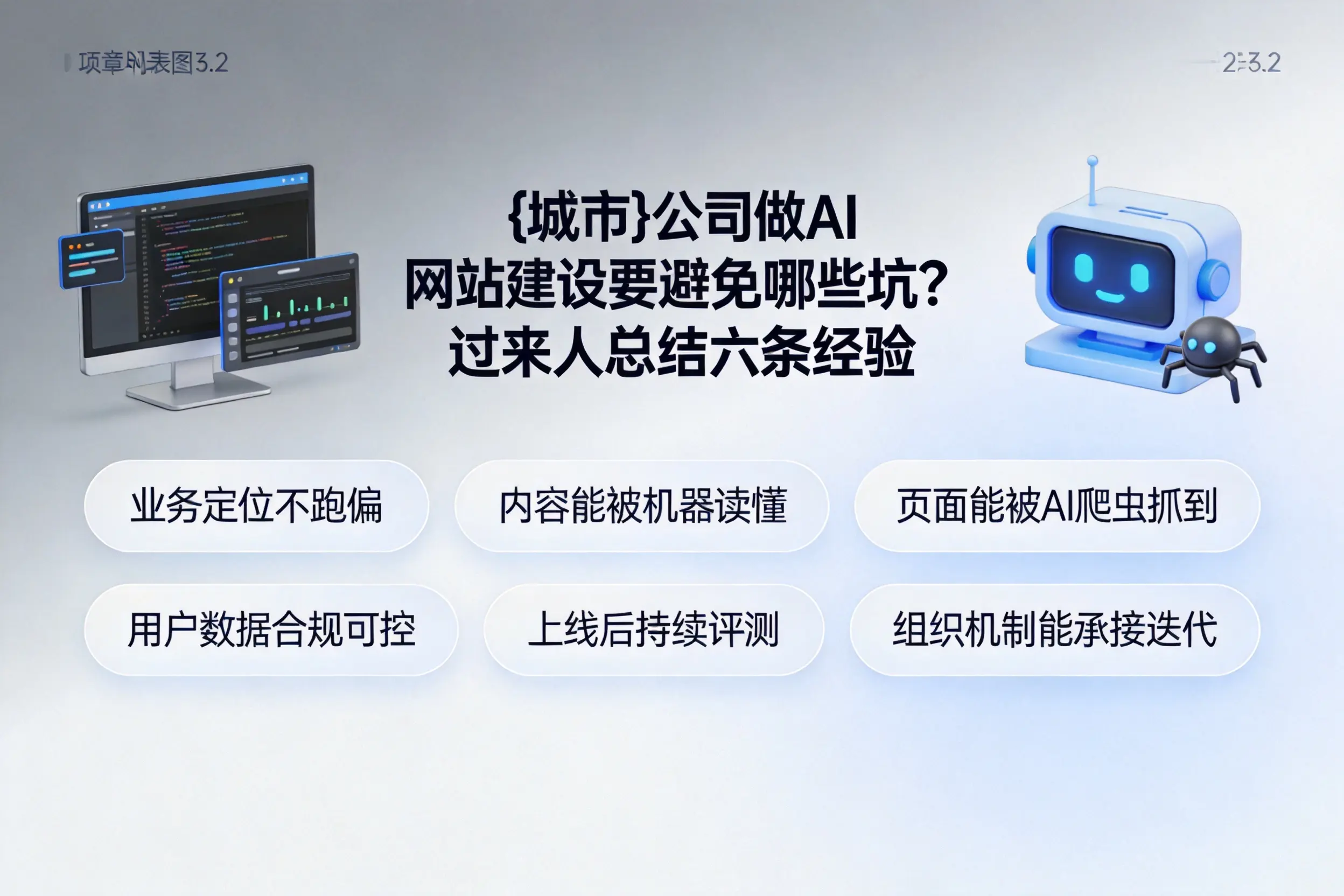 大连公司做AI网站建设要避免哪些坑？过来人总结六条经验