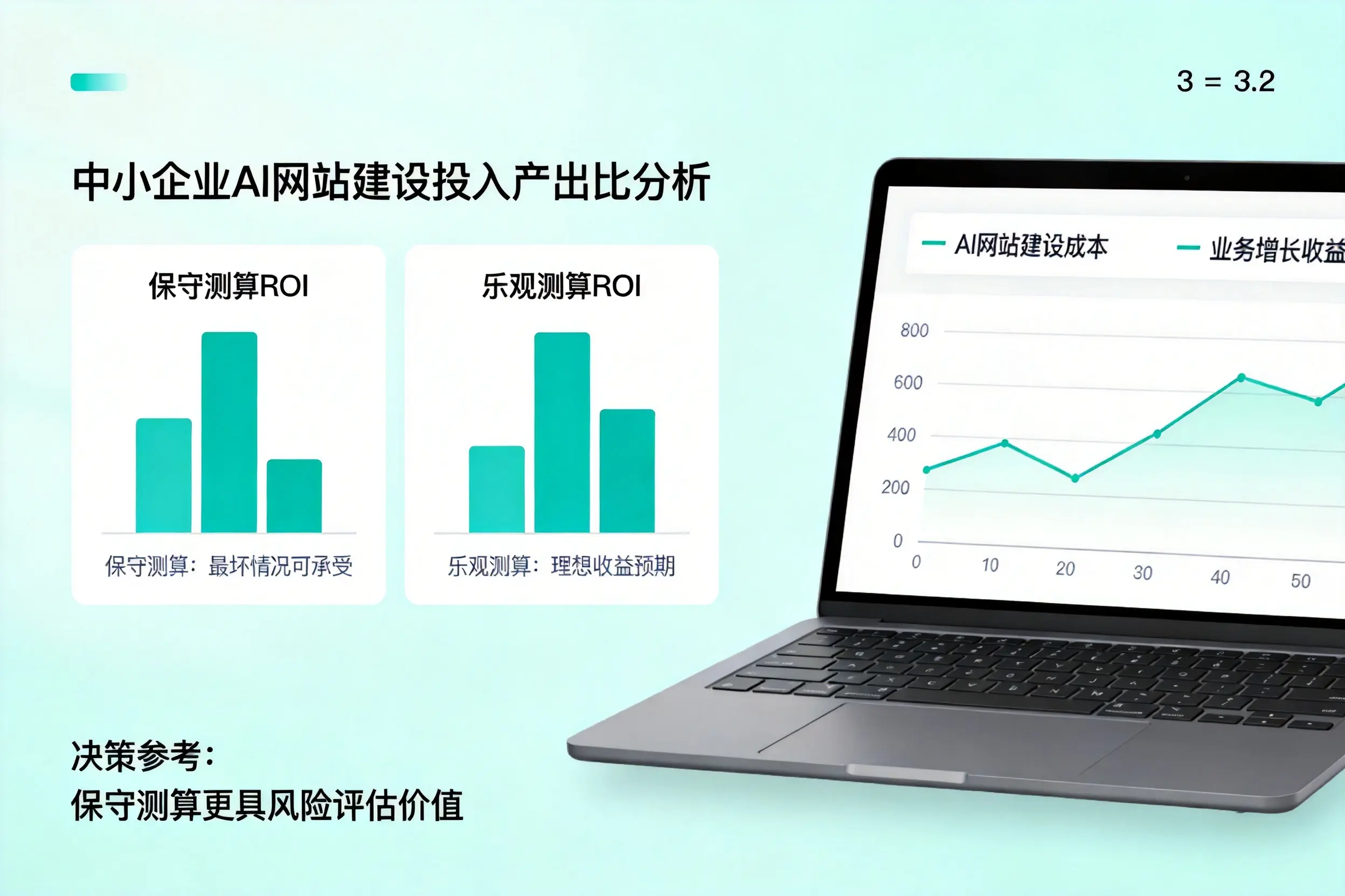 大连中小企业AI网站建设投入产出比怎么算？先看这份分析