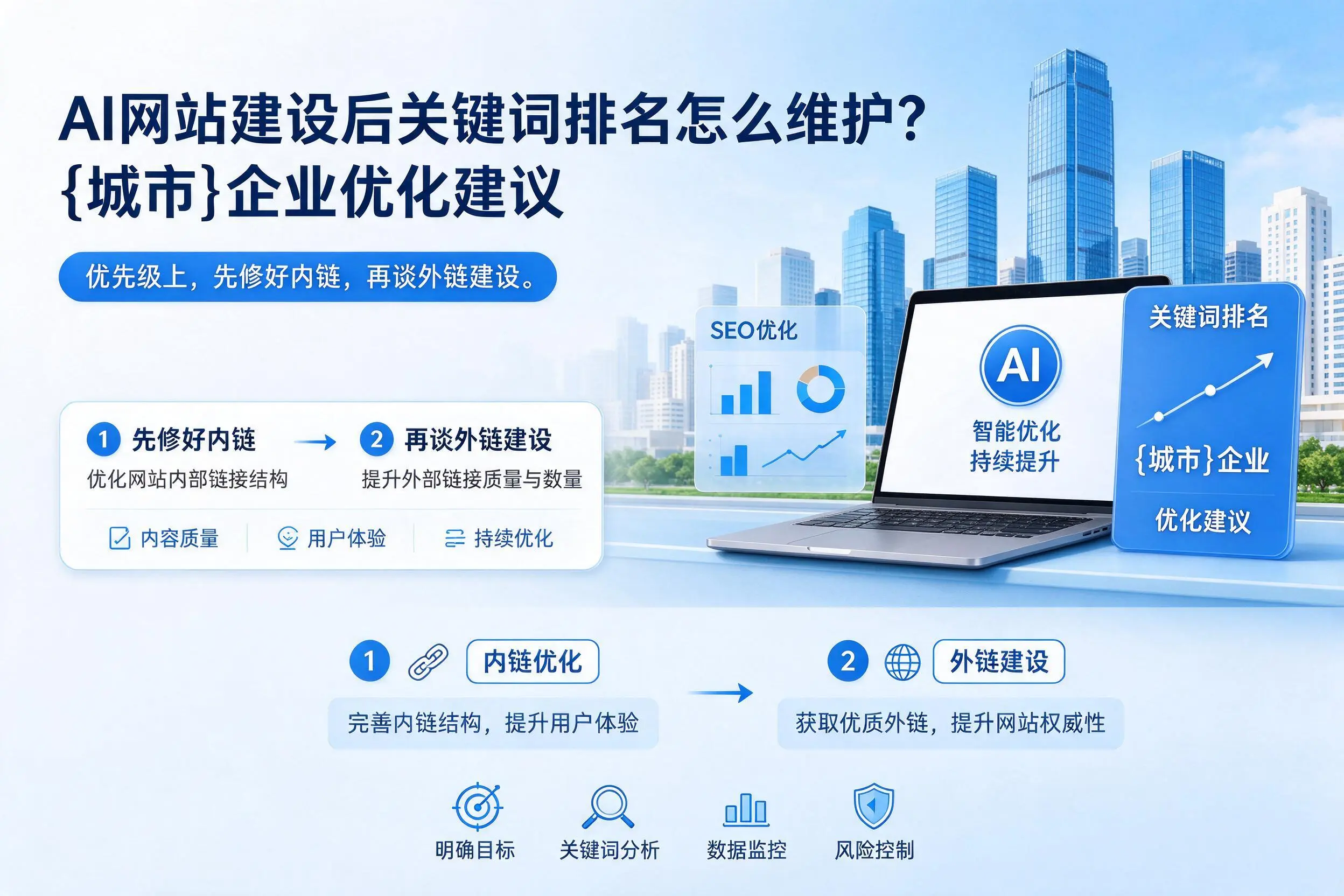 AI网站建设后关键词排名怎么维护？大连企业优化建议